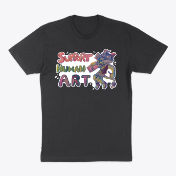 Support human art!
