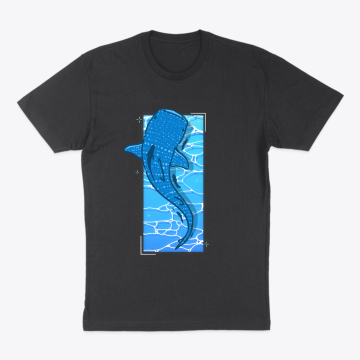 Whale Shark Ocean Sparkle Mural