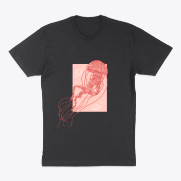 Pink Space Planet Jellyfish Aesthetic