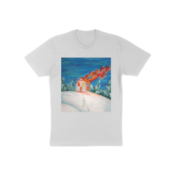 House on fire in the snow T-Shirt