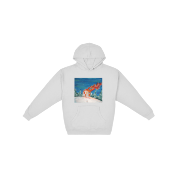 House on fire in the snow Hoodie