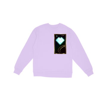 Cyber Deco heart chip Sweatshirt