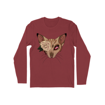 Cat eyes and Rose Buds Long Sleeve