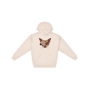 Cat eyes and Rose Buds Hoodie