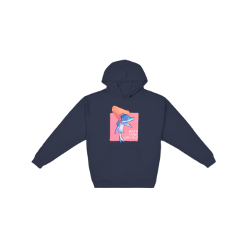 Pick shark carefully (pink) Hoodie