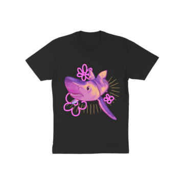 (Pink) Blue shark T-Shirt