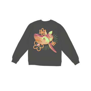 Blue shark (gold) Sweatshirt