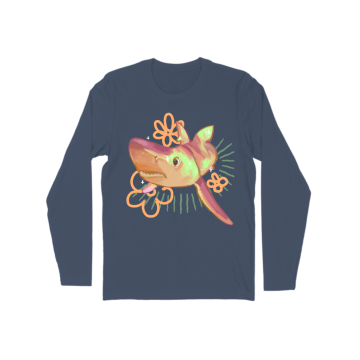 Blue shark (gold) Long Sleeve
