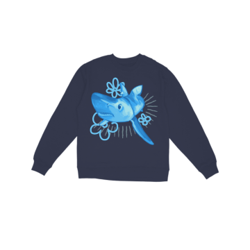 Blue shark (blue) Sweatshirt