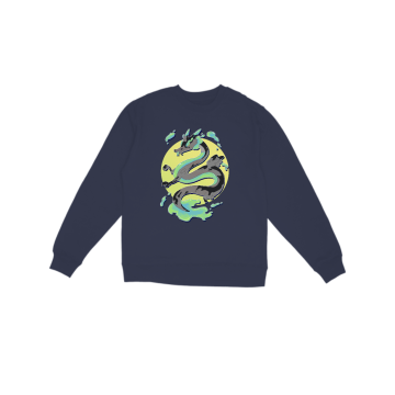 Bluegreen Milk Dragon Sweatshirt
