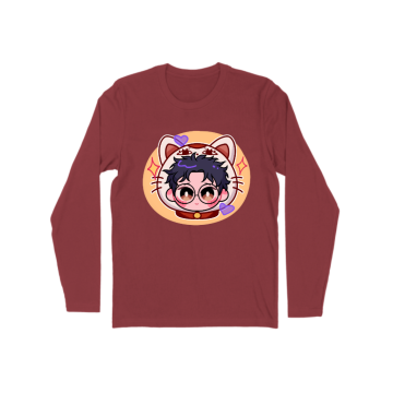 Okarun cat - dandadan Long Sleeve