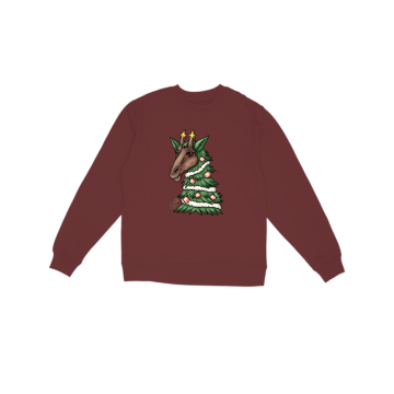 Christmas Giraffe Sweatshirt