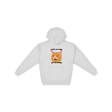 Get The Fangy - Orange Cat Hoodie