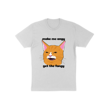 Get The Fangy - Orange Cat T-Shirt