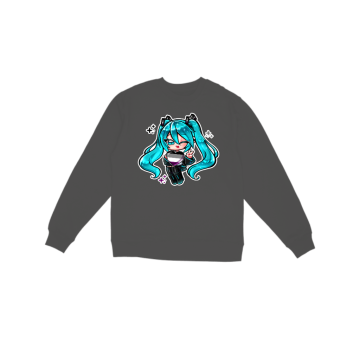 Chibi Miku - Asexual pride Sweatshirt