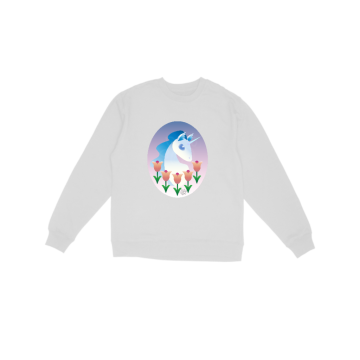 Unicorn and Tulips Sweatshirt