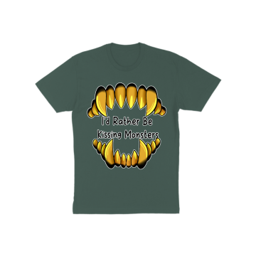 Kissing Monsters Teeth Gold T-Shirt