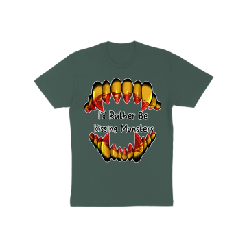Kissing Monsters Teeth Gold2 T-Shirt
