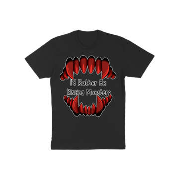 Kissing Monsters Teeth Red T-Shirt