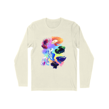 Rainbow Betta Fish Long Sleeve