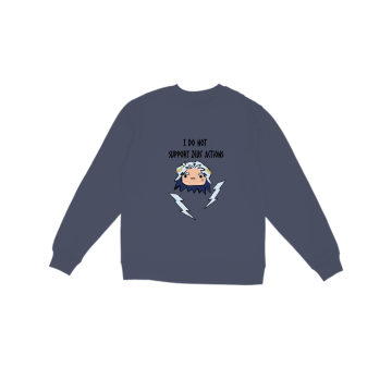 No to Zeus&#039; actions Sweatshirt