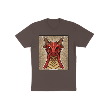 Red Dragon Portrait T-Shirt