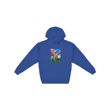 Stained Glass Gold Dragon Hoodie