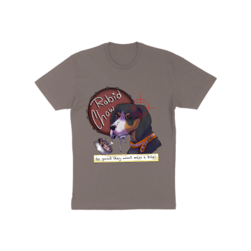 Rabid Chow Design T-Shirt