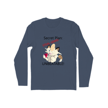 Secret Plan: Meowth version Long Sleeve