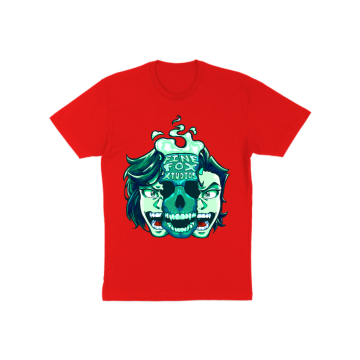 Split Face (Green Design) T-Shirt