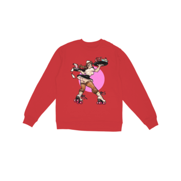 Pinup Waitress  Sweatshirt