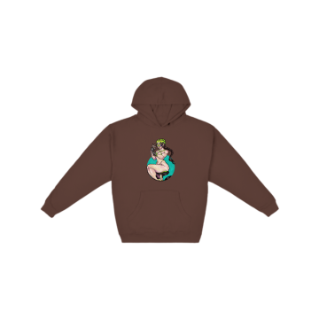 Pinup Cyclist  Hoodie