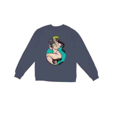 Pinup Cyclist  Sweatshirt