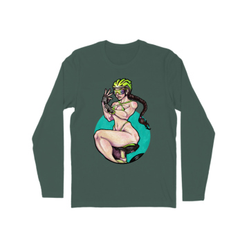 Pinup Cyclist  Long Sleeve