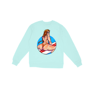 Pinup Surfer Sweatshirt
