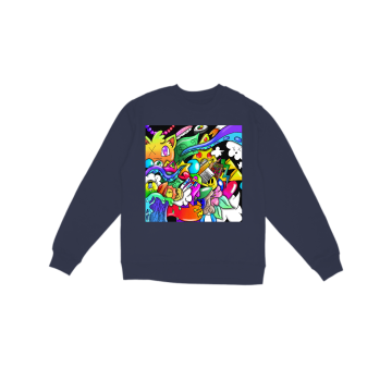 TR1PP DR1PP (Doodle Art)  Sweatshirt