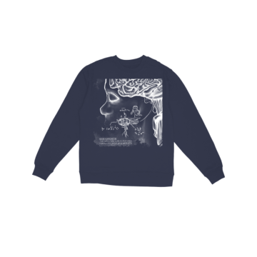Shikl Mja White Zoomed in Sweatshirt