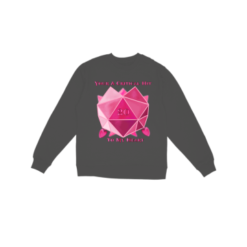 DnD Valentine Heart Sweatshirt