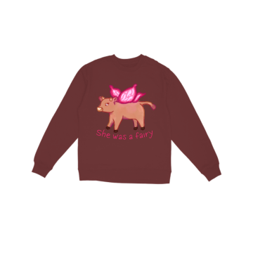 She was a fairy... cow Sweatshirt