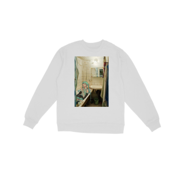 miku in the bathroom Sweatshirt