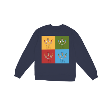 Four Jackie Diamond  Sweatshirt