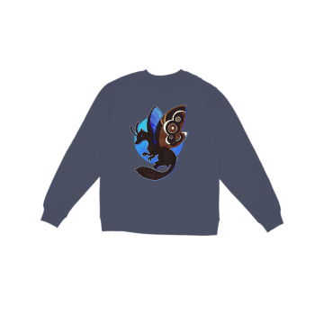 Blue Morpho Dragon Sweatshirt