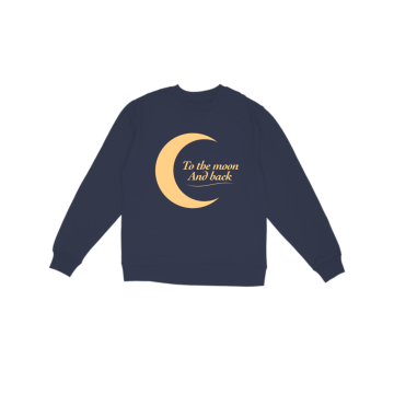 To the moon and back YELLOW Sweatshirt