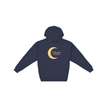 To the moon and back YELLOW Hoodie