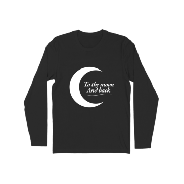 To the moon and back WHITE Long Sleeve