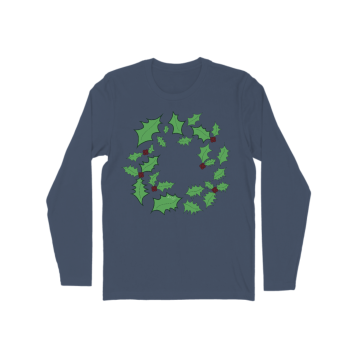 Holly Wreath Long Sleeve
